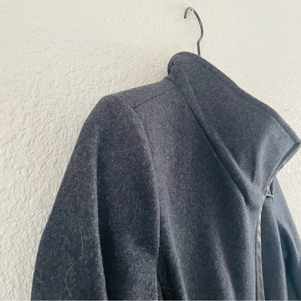 Michael Kors Dark Grey Wool Side Zip Coat - image 6